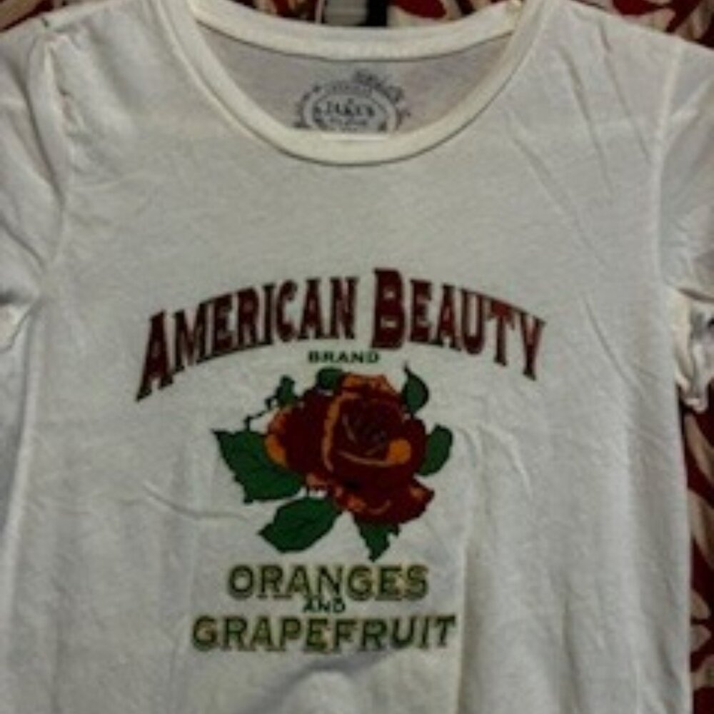 American Beauty "Oranges and Grapefruit" Vintage Short Sleeve Tee Size Small - Picture 5 of 7